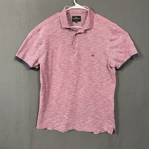 Rodd & Gunn Polo Shirt Mens XL Sports Performance Stretch Pink Cotton
